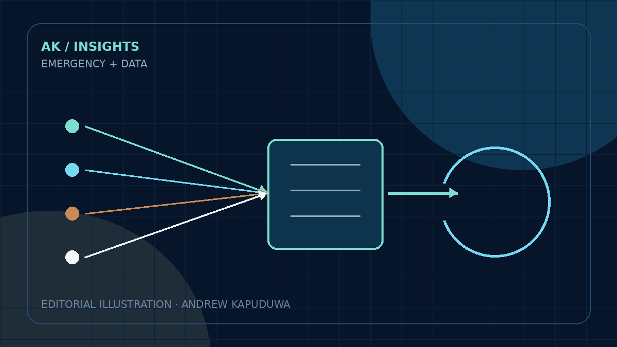 Data Before AI: Building Operational Intelligence for Emergency Services editorial illustration